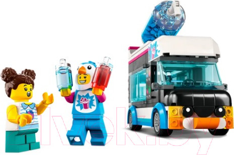 Изображение товара Конструктор Lego City Фургон для шейков Пингвин / 60384