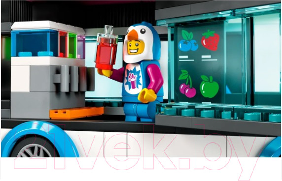 Изображение товара Конструктор Lego City Фургон для шейков Пингвин / 60384