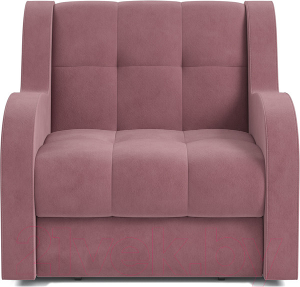 Изображение товара Кресло-кровать Mebel-Ars Аккордеон Барон (велюр пудра НВ-178 18)