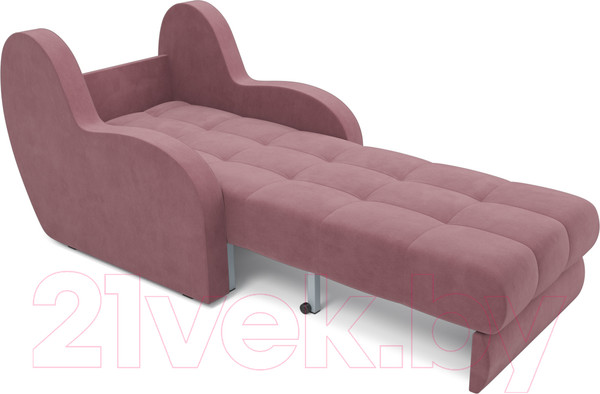 Изображение товара Кресло-кровать Mebel-Ars Аккордеон Барон (велюр пудра НВ-178 18)
