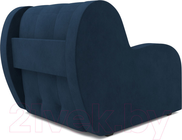 Изображение товара Кресло-кровать Mebel-Ars Аккордеон Барон (темно-синий Luna 034)