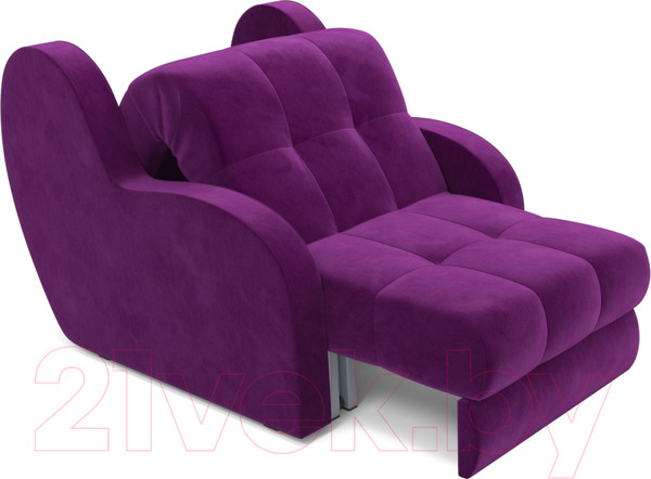 Изображение товара Кресло-кровать Mebel-Ars Аккордеон Барон (фиолетовый)