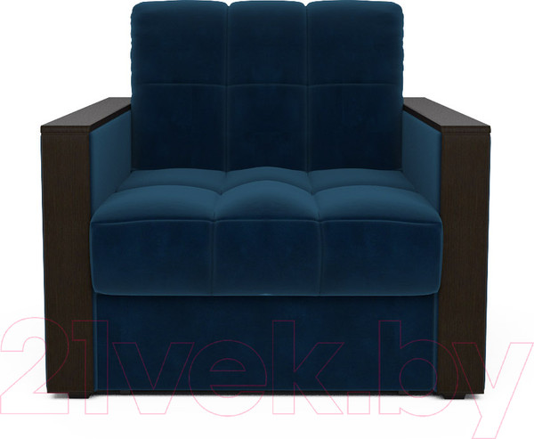 Изображение товара Кресло-кровать Mebel-Ars Техас (темно-синий Luna 034)
