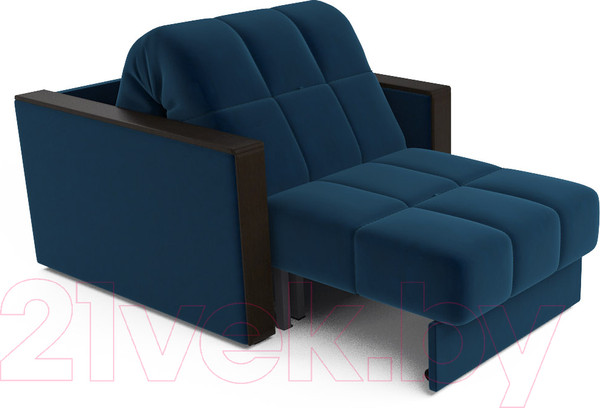 Изображение товара Кресло-кровать Mebel-Ars Техас (темно-синий Luna 034)