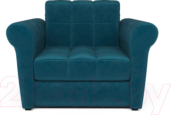 Изображение товара Кресло-кровать Mebel-Ars Гранд (бархат сине-зеленый/Star Velvet 43 Black Green)