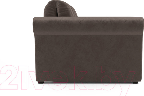 Изображение товара Кресло-кровать Mebel-Ars Гранд (бархат серо-шоколадный/Star Velvet 60 Cofee)