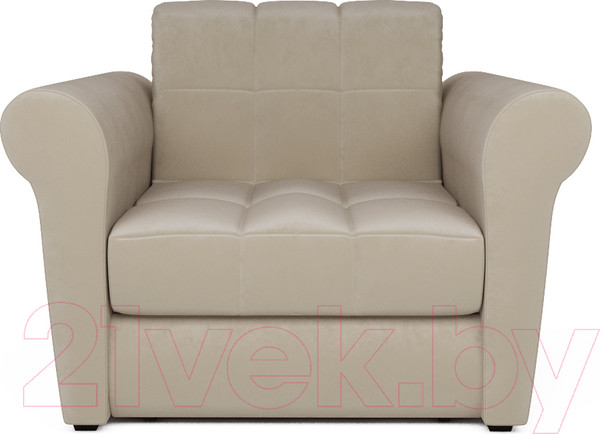 Изображение товара Кресло-кровать Mebel-Ars Гранд (бархат бежевый Star Velvet 6 Light Beige)