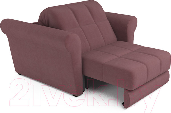 Изображение товара Кресло-кровать Mebel-Ars Гранд (велюр пудра НВ-178/18)