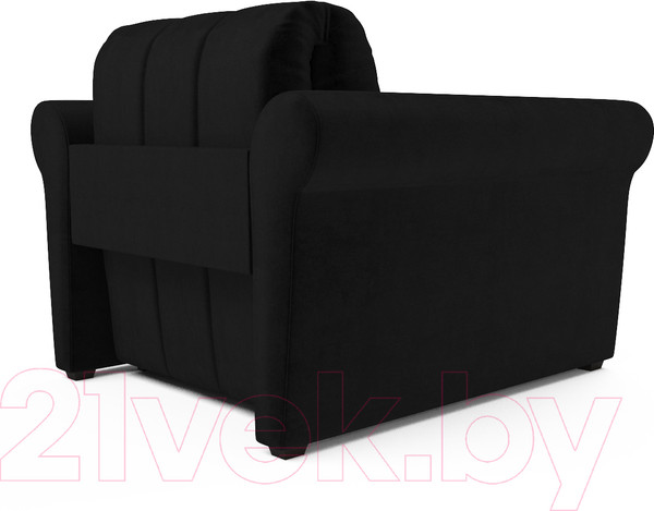 Изображение товара Кресло-кровать Mebel-Ars Гранд (велюр черный НВ-178/17)