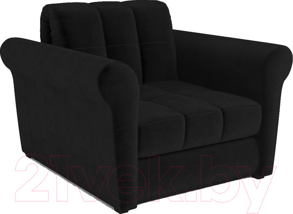 Изображение товара Кресло-кровать Mebel-Ars Гранд (велюр черный НВ-178/17)