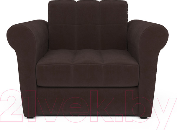Изображение товара Кресло-кровать Mebel-Ars Гранд (велюр молочный шоколад НВ-178/13)