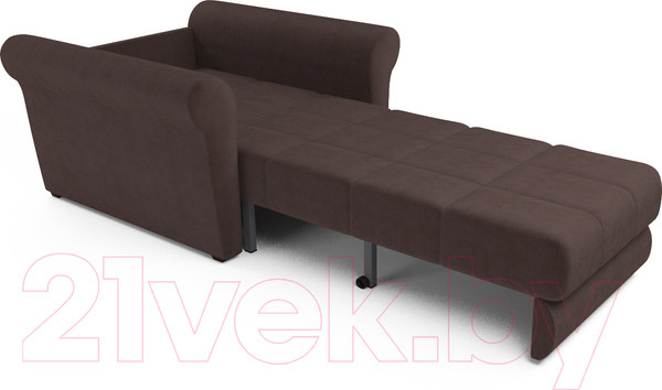 Изображение товара Кресло-кровать Mebel-Ars Гранд (велюр молочный шоколад НВ-178/13)