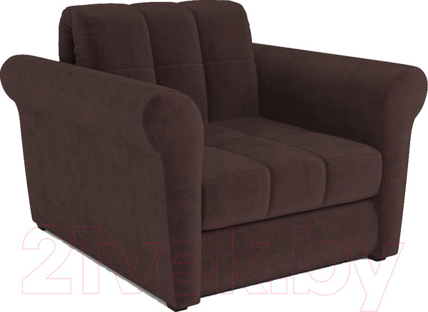 Изображение товара Кресло-кровать Mebel-Ars Гранд (велюр шоколадный НВ-178/16)