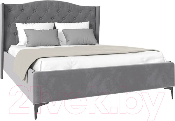 Изображение товара Каркас кровати НК Мебель Tango 140x200 / 72307343 (велюр светло-серый)