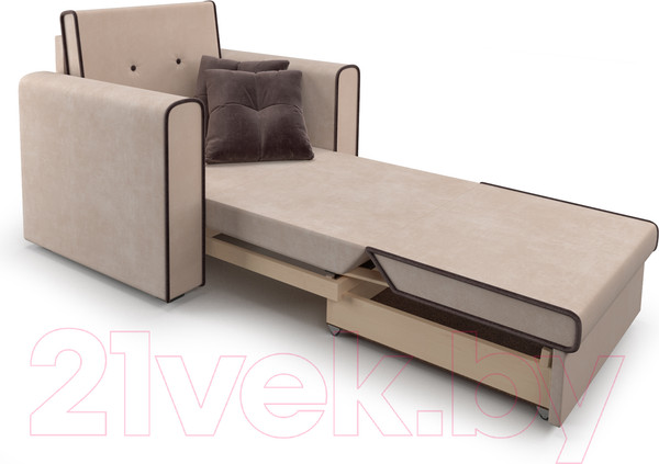Изображение товара Кресло-кровать Mebel-Ars Санта (кордрой бежевый)