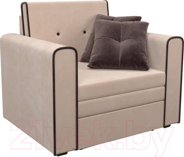 Изображение товара Кресло-кровать Mebel-Ars Санта (кордрой бежевый)
