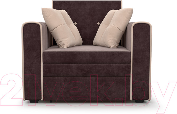 Изображение товара Кресло-кровать Mebel-Ars Санта (кордрой коричневый)