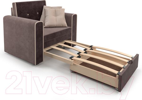 Изображение товара Кресло-кровать Mebel-Ars Санта (кордрой коричневый)