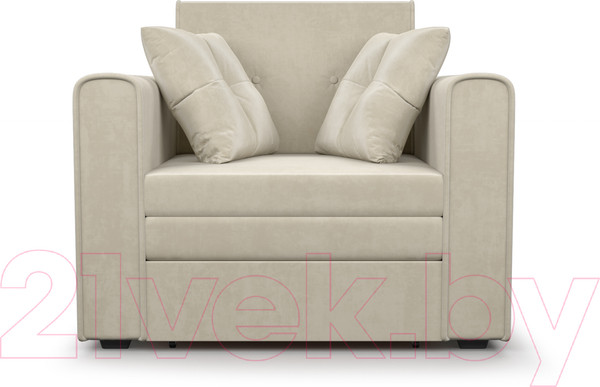Изображение товара Кресло-кровать Mebel-Ars Санта (бархат бежевый Star Velvet 6 Light Beige)