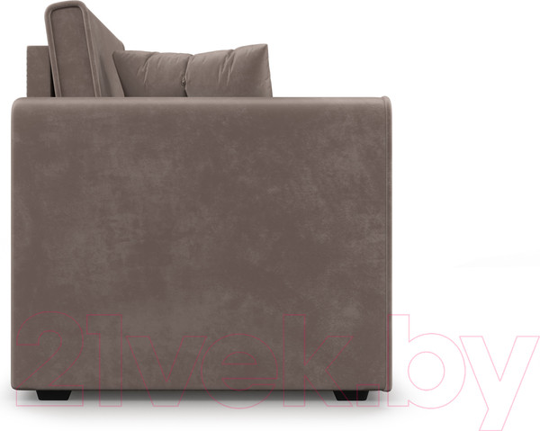 Изображение товара Кресло-кровать Mebel-Ars Санта (бархат серо-шоколадный Star Velvet 60 Cofee)