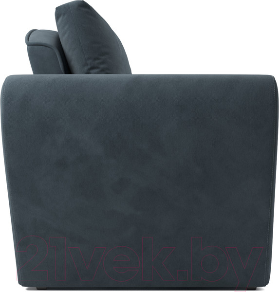 Изображение товара Кресло-кровать Mebel-Ars Квартет (велюр серо-синий HB-178 26)
