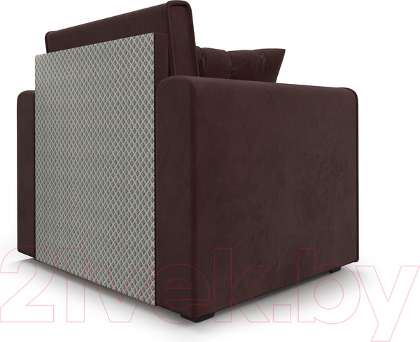 Изображение товара Кресло-кровать Mebel-Ars Санта (велюр шоколадный НВ-178/16)
