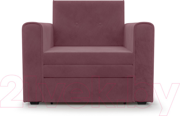 Изображение товара Кресло-кровать Mebel-Ars Санта (велюр пудра НВ-178/18)