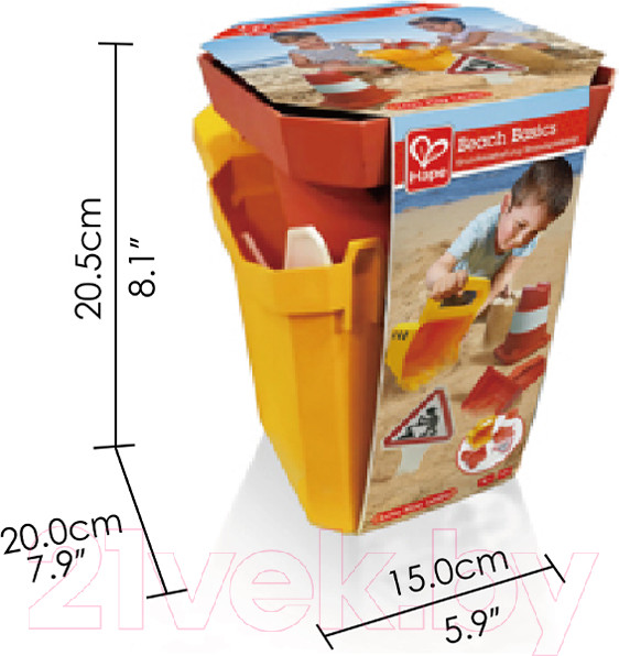 Изображение товара Набор инструментов игрушечный Hape Строитель / E4097_HP