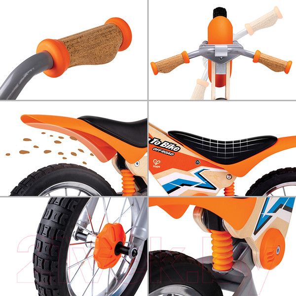 Изображение товара Беговел Hape Learn to Ride / E1092_HP (оранжевый)