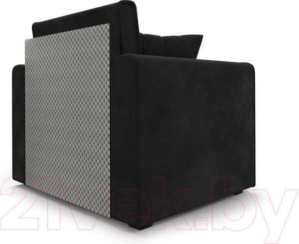 Изображение товара Кресло-кровать Mebel-Ars Санта (велюр черный НВ-178/17)