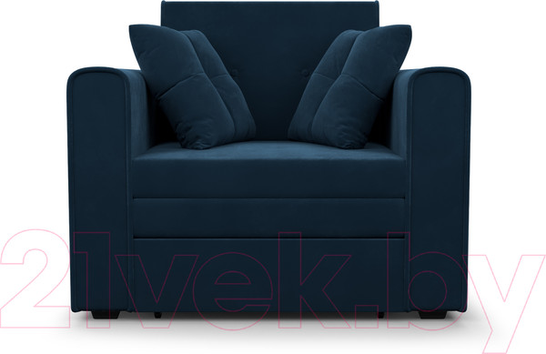 Изображение товара Кресло-кровать Mebel-Ars Санта (темно-синий Luna 034)