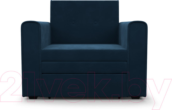 Изображение товара Кресло-кровать Mebel-Ars Санта (темно-синий Luna 034)