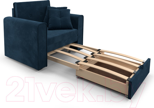 Изображение товара Кресло-кровать Mebel-Ars Санта (темно-синий Luna 034)