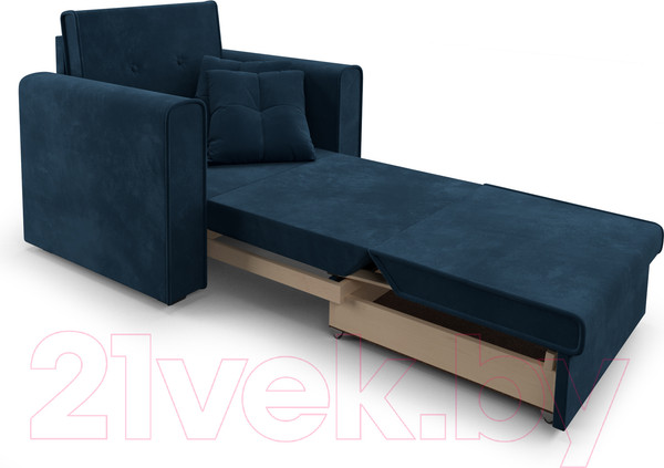 Изображение товара Кресло-кровать Mebel-Ars Санта (темно-синий Luna 034)