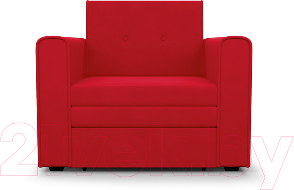 Изображение товара Кресло-кровать Mebel-Ars Санта (кордрой красный)