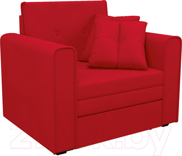 Изображение товара Кресло-кровать Mebel-Ars Санта (кордрой красный)