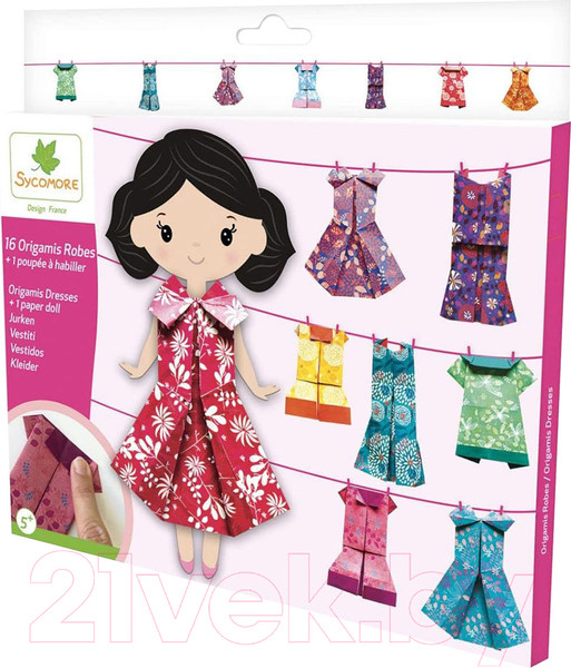 Изображение товара Набор для творчества Sycomore Pockets Платья для куклы / CRE4099