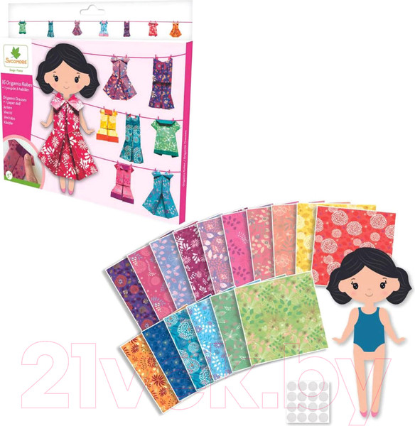 Изображение товара Набор для творчества Sycomore Pockets Платья для куклы / CRE4099