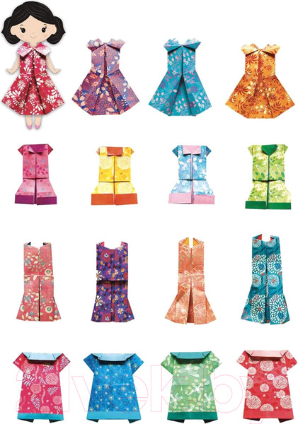 Изображение товара Набор для творчества Sycomore Pockets Платья для куклы / CRE4099