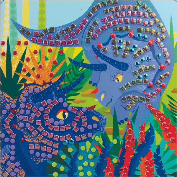 Изображение товара Набор для творчества Sycomore Stick & Fun. Динозавры / CRE7007