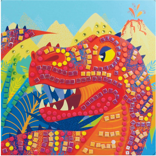 Изображение товара Набор для творчества Sycomore Stick & Fun. Динозавры / CRE7007