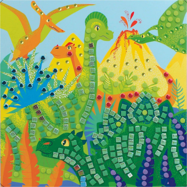 Изображение товара Набор для творчества Sycomore Stick & Fun. Динозавры / CRE7007