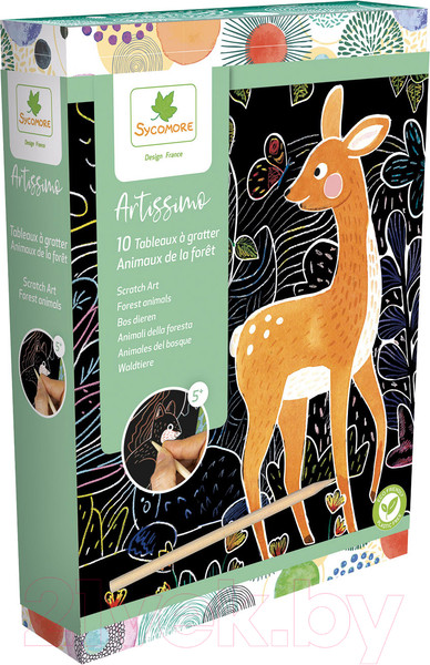 Изображение товара Набор гравюр Sycomore Artissimo. Лесные животные / CREA042