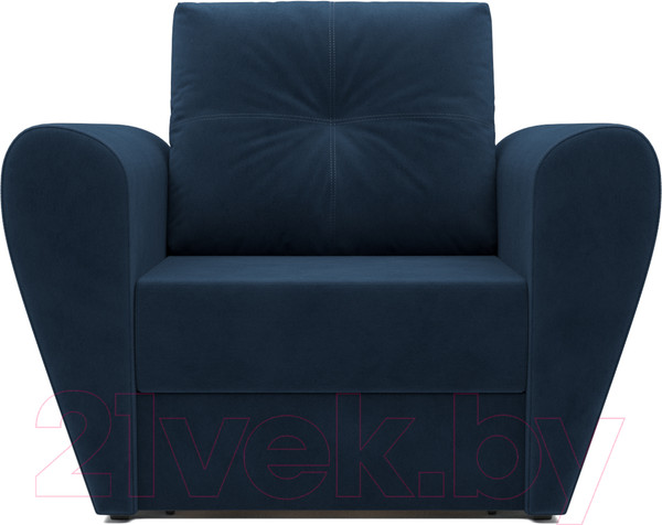 Изображение товара Кресло-кровать Mebel-Ars Квартет (темно-синий Luna 034)