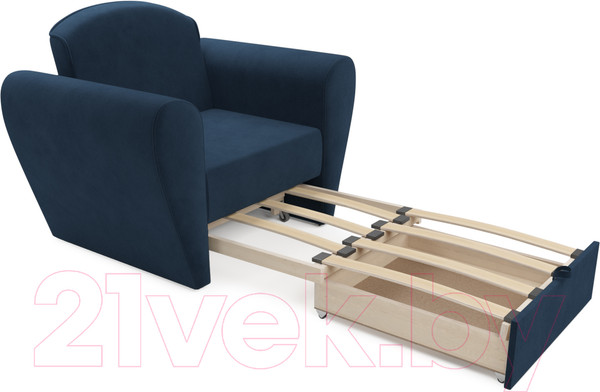 Изображение товара Кресло-кровать Mebel-Ars Квартет (темно-синий Luna 034)