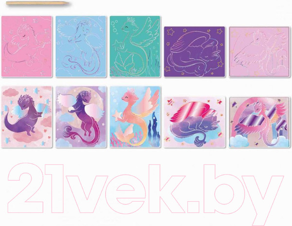 Изображение товара Набор гравюр Sycomore Artissimo. Драконы / CREA043