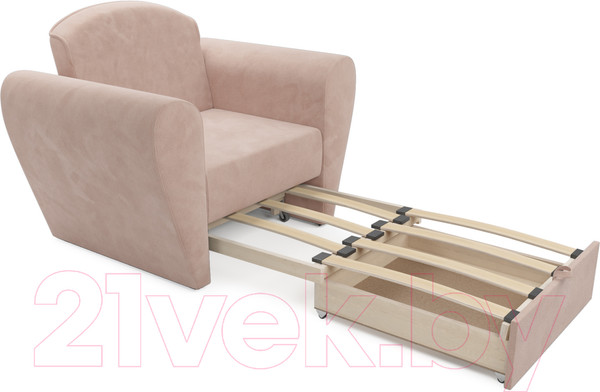 Изображение товара Кресло-кровать Mebel-Ars Квартет (бежевый кордрой)