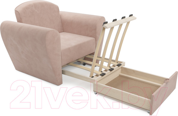 Изображение товара Кресло-кровать Mebel-Ars Квартет (бежевый кордрой)