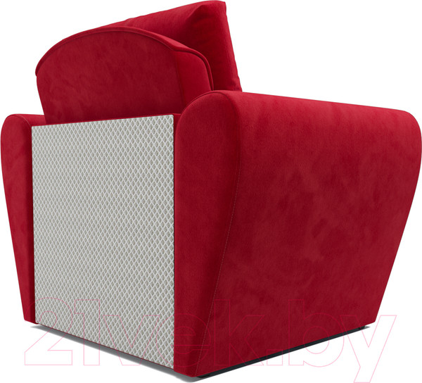 Изображение товара Кресло-кровать Mebel-Ars Квартет (красный кордрой)