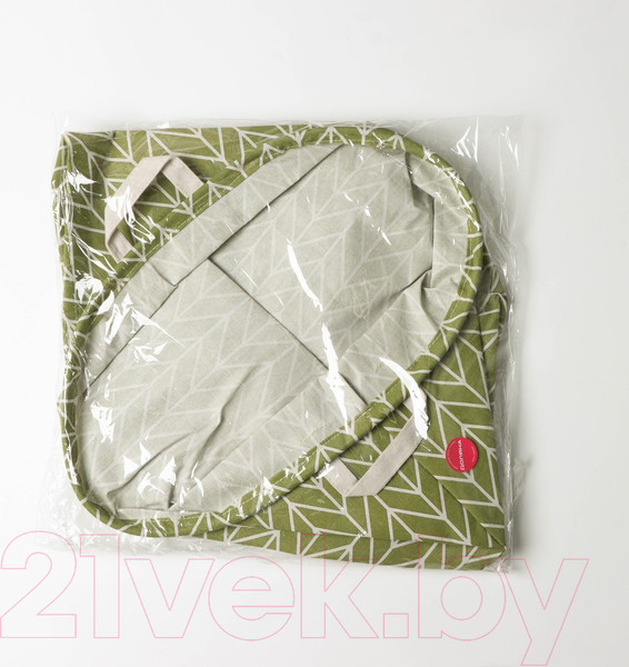 Изображение товара Корзина Доляна Зигзаг / 3572016 (зелёный)